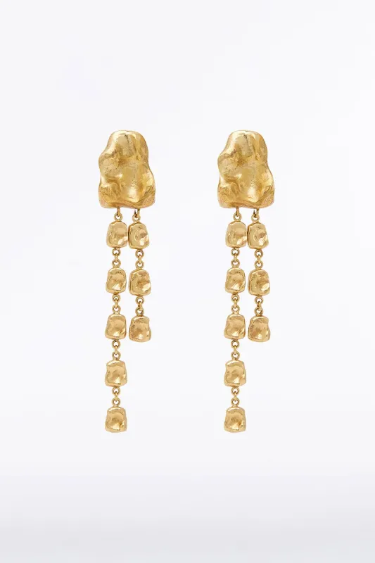 PEBBLE DROPLET EARRING sold by Carla Zampatti