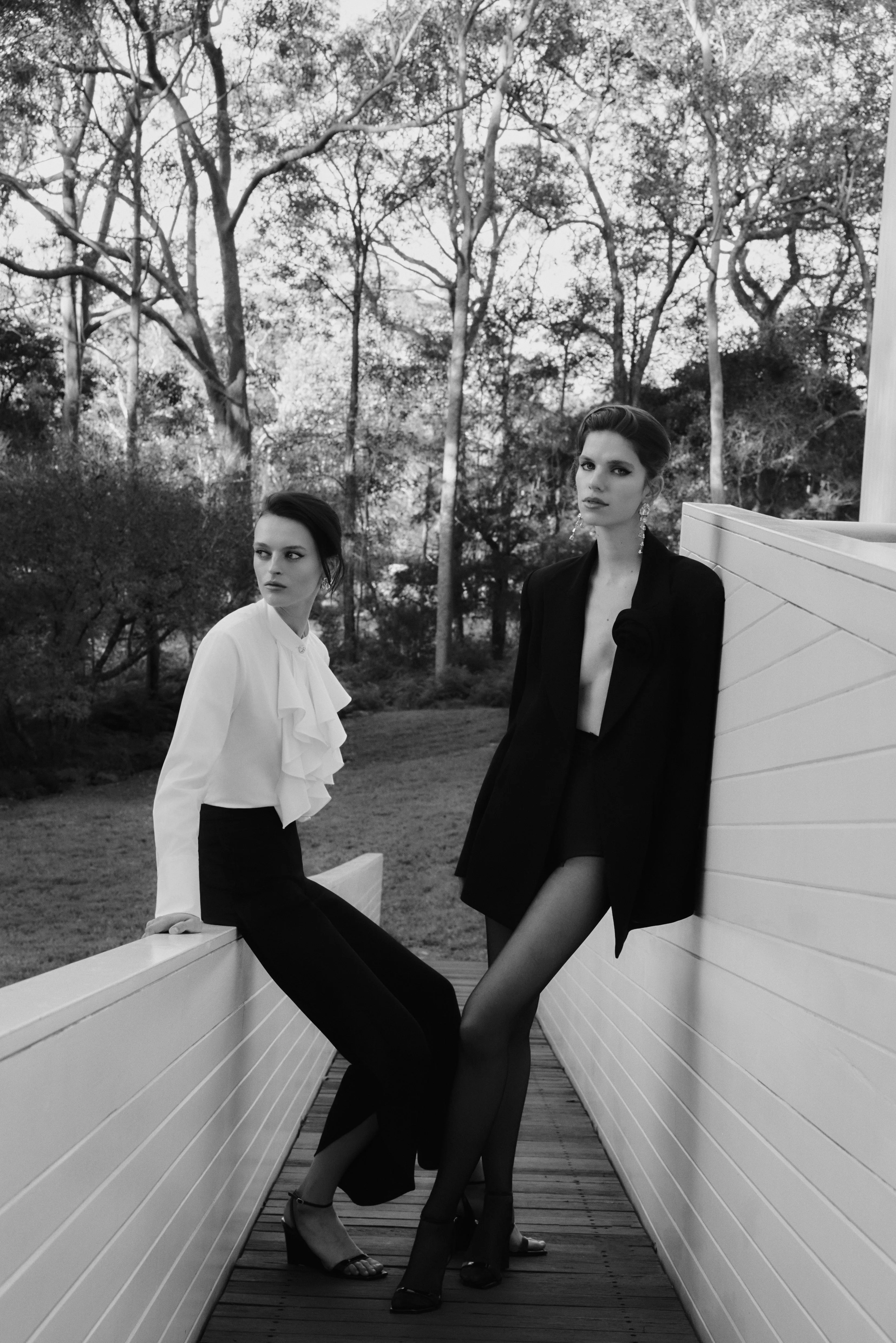 BLACK CREPE ROSE BLAZER sold by Carla Zampatti product image thumbnail 5