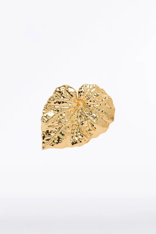 GOLD LEAF BROOCH sold by Carla Zampatti