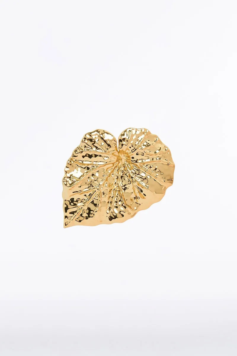 GOLD LEAF BROOCH sold by Carla Zampatti