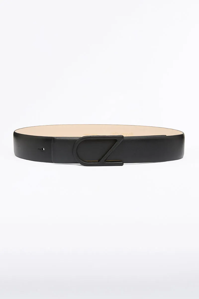 BLACK CZ LOGO COVERED BELT sold by Carla Zampatti product image thumbnail 2