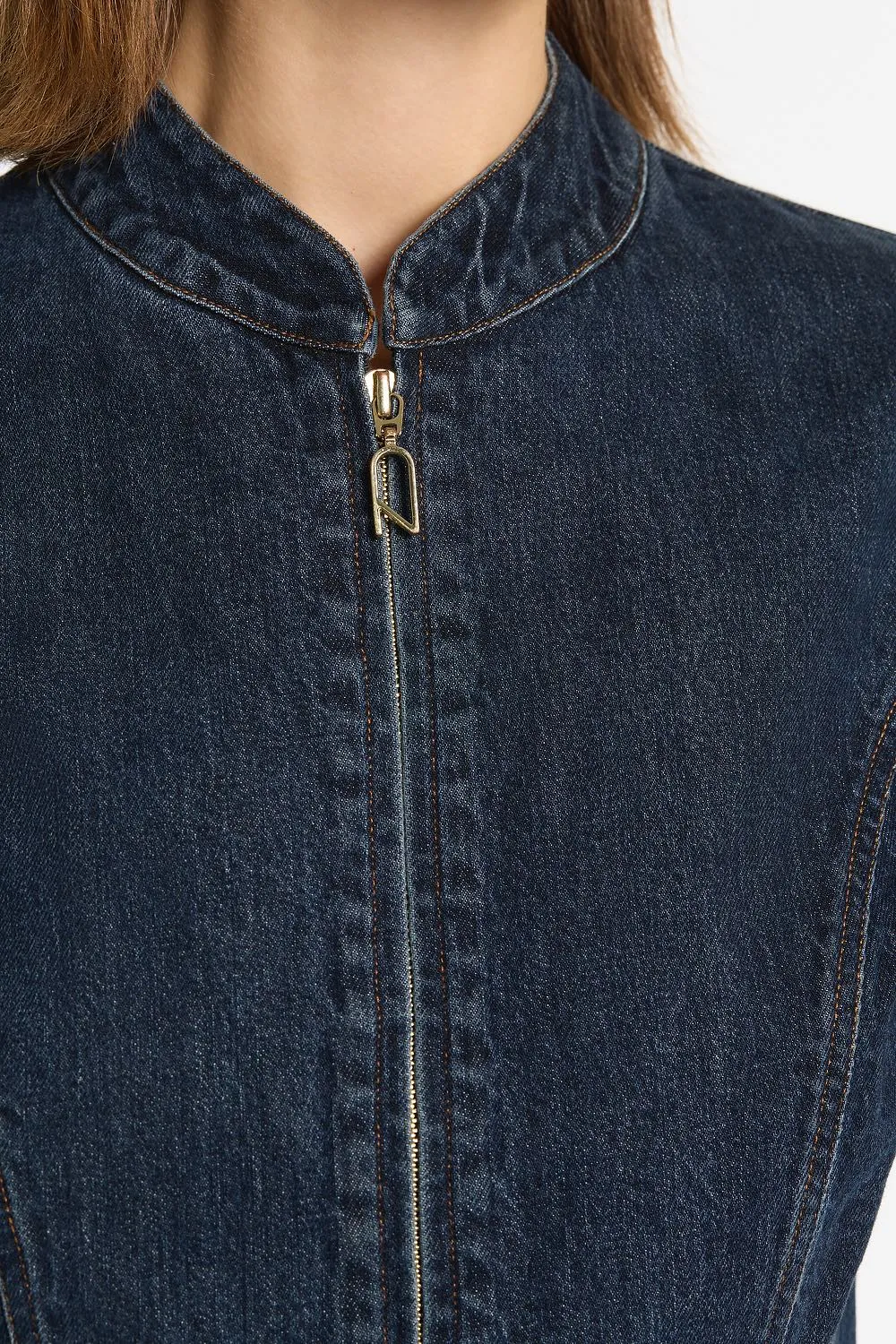 DARK INDIGO FITTED DENIM JACKET sold by Carla Zampatti product image thumbnail 4