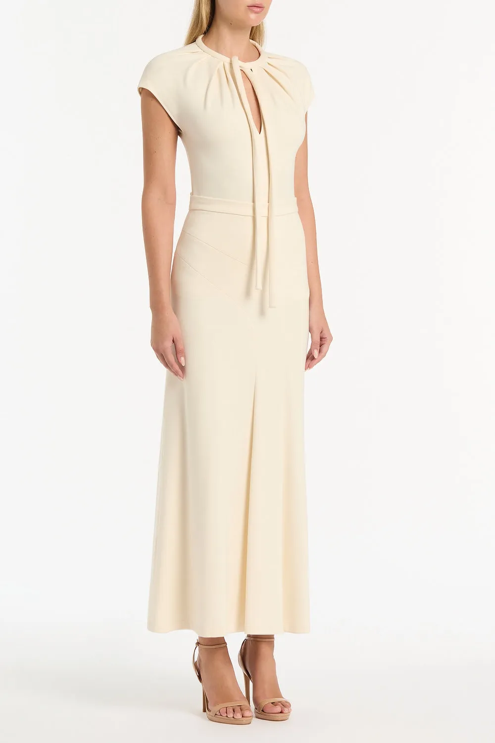 IVORY PONTE TIE DETAIL TOP sold by Carla Zampatti product image thumbnail 3