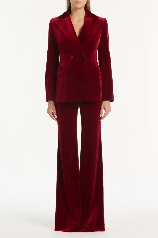 ROUGE VELVET TUXEDO JACKET sold by Carla Zampatti