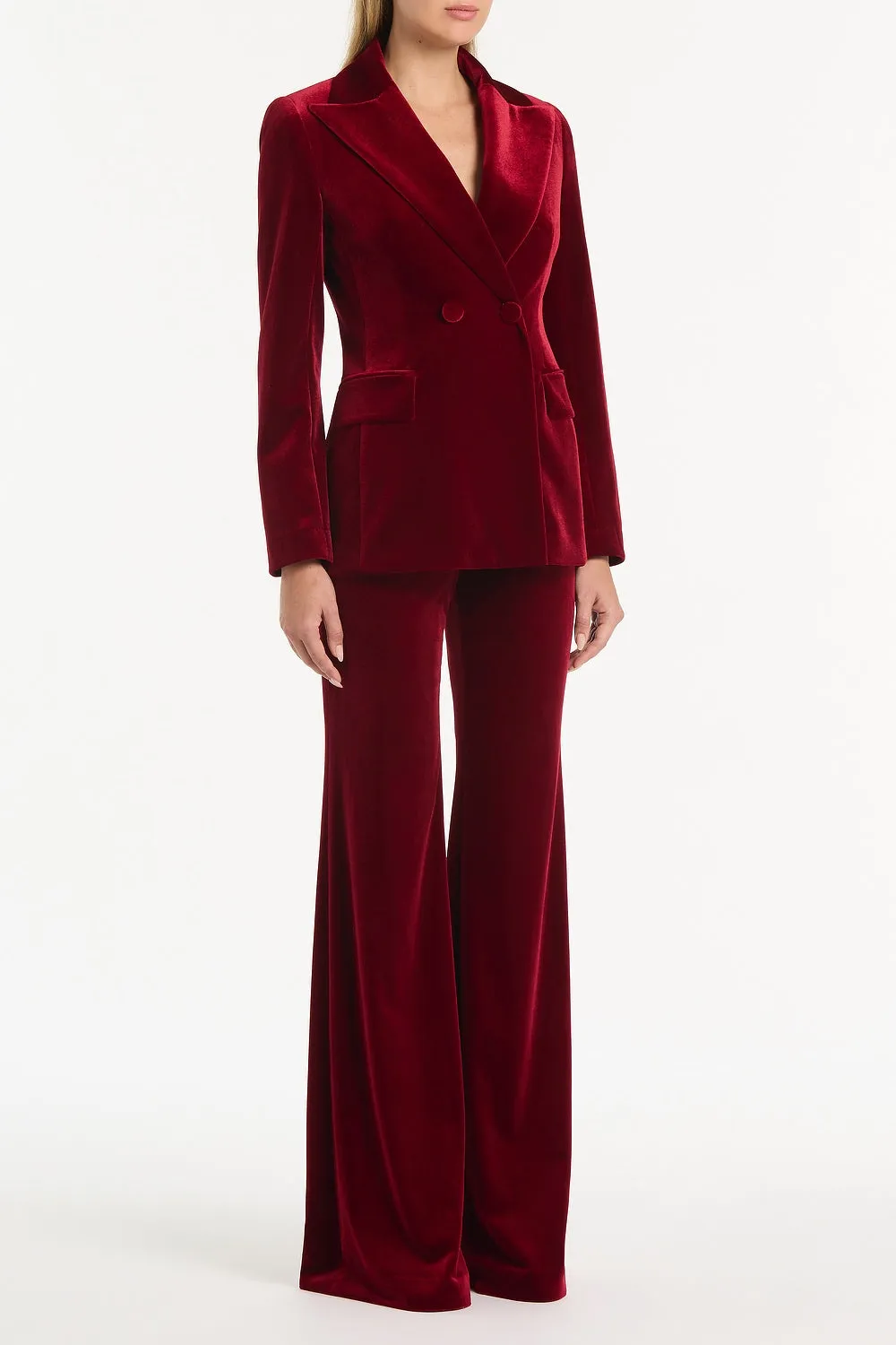 ROUGE VELVET TUXEDO JACKET sold by Carla Zampatti product image thumbnail 3