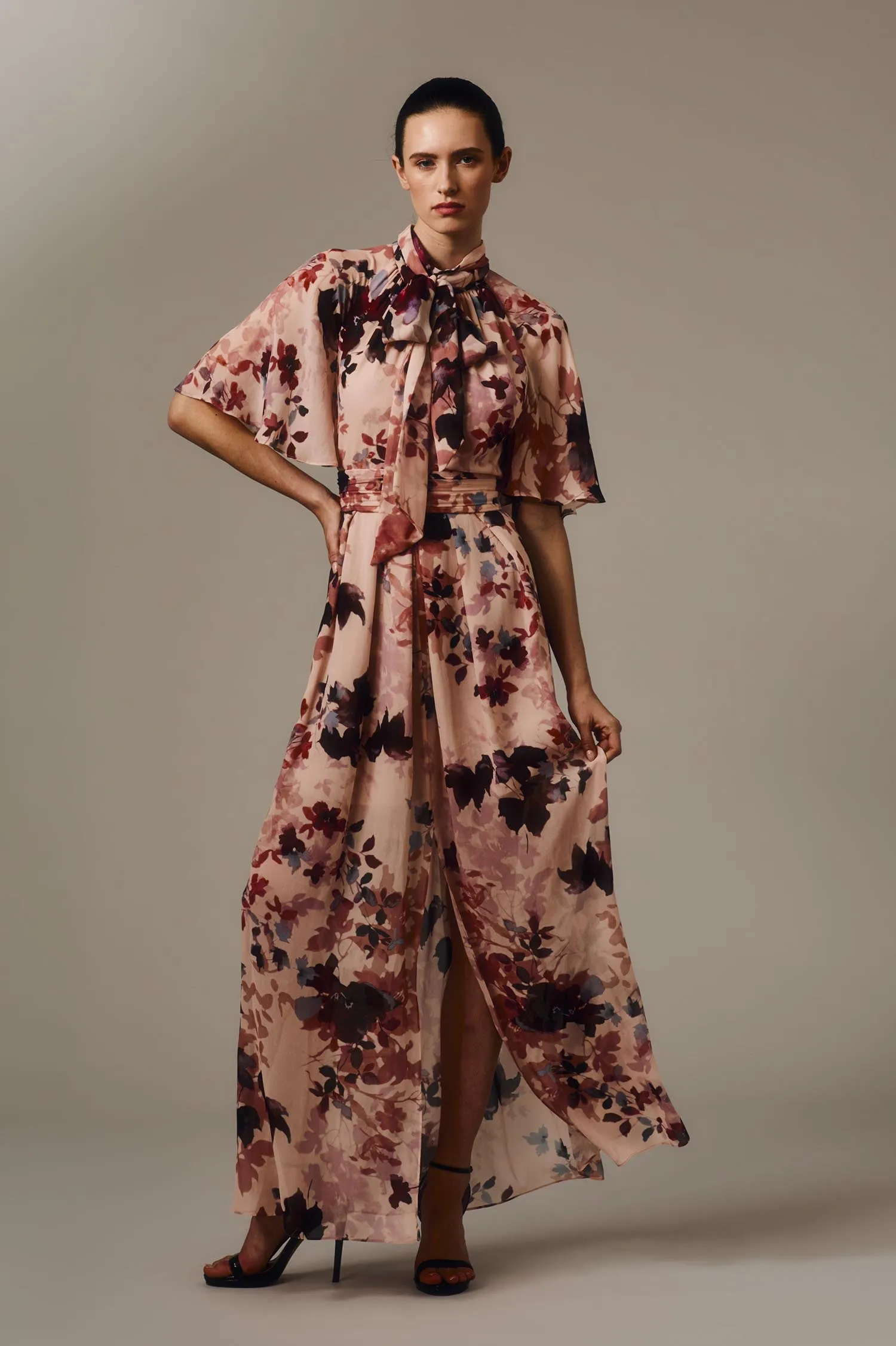 FIORI ETEREA GEORGETTE MAXI DRESS sold by Carla Zampatti product image thumbnail 4
