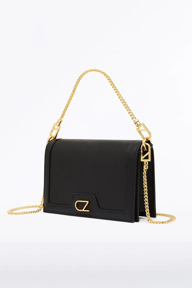 BLACK CZ CHAIN CROSSBODY BAG sold by Carla Zampatti product image thumbnail 2