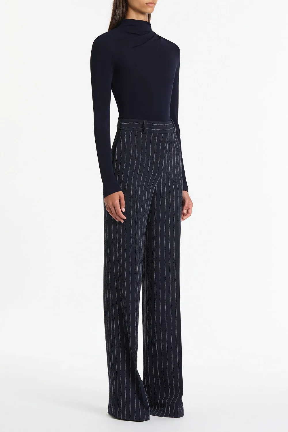 LIBERTY MATTE JERSEY GATHERED SHOULDER TOP sold by Carla Zampatti product image thumbnail 3