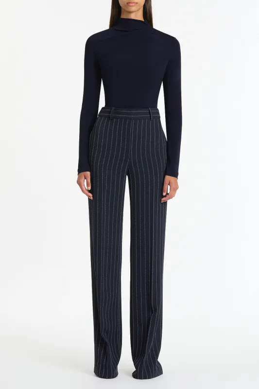 LIBERTY MATTE JERSEY GATHERED SHOULDER TOP sold by Carla Zampatti