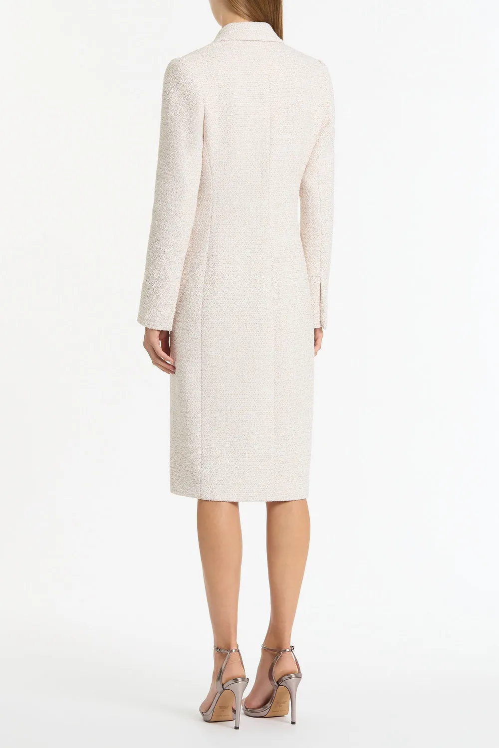 IVORY TWEED DOUBLE-BREASTED COAT sold by Carla Zampatti product image thumbnail 2