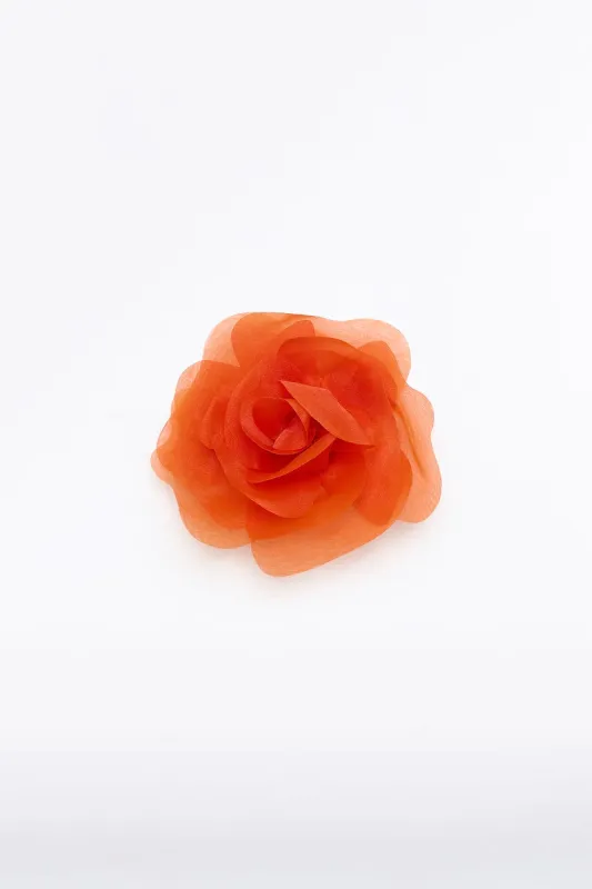 TANGERINE SMALL FIORE BROOCH sold by Carla Zampatti