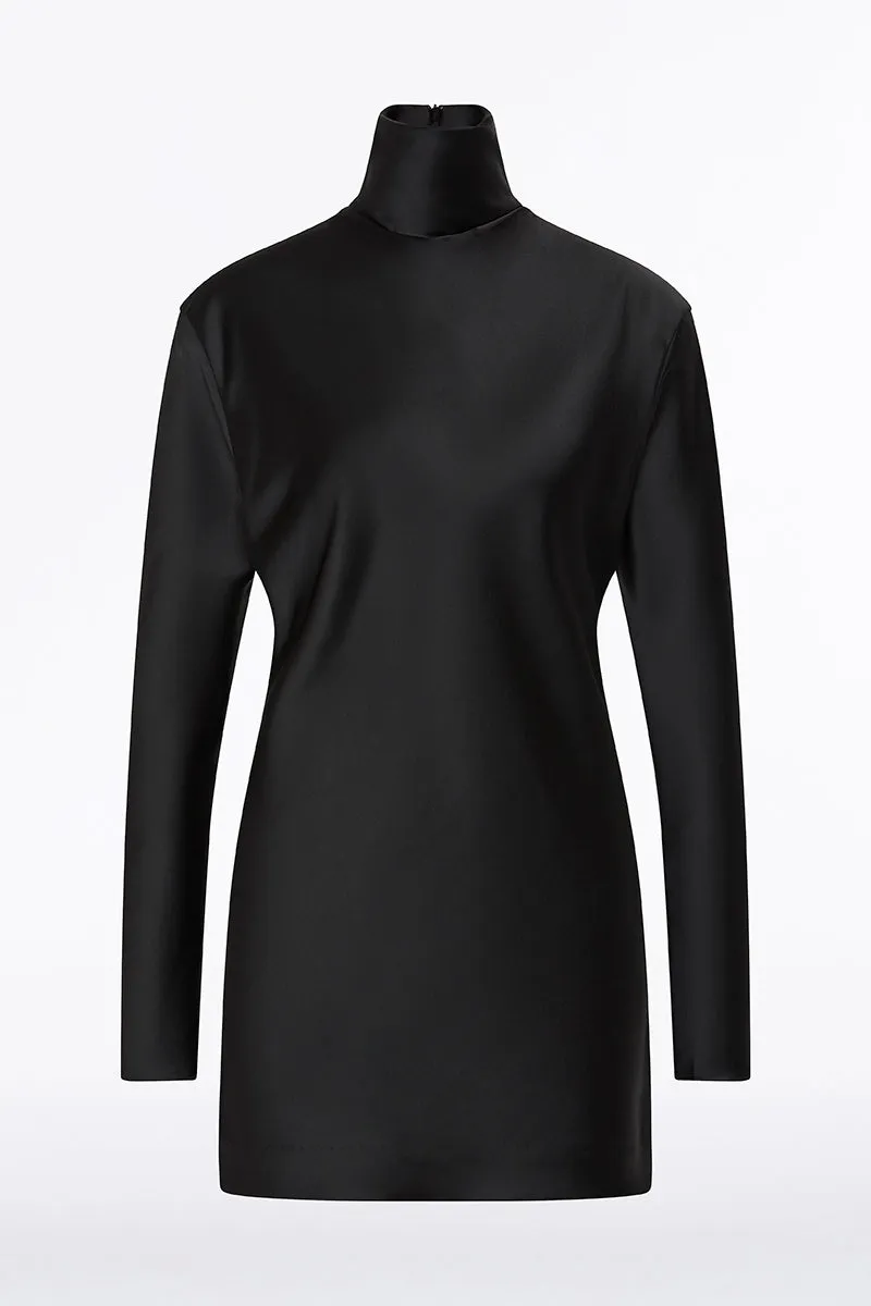 BLACK SATIN LONG SLEEVE TOP sold by Carla Zampatti product image thumbnail 5