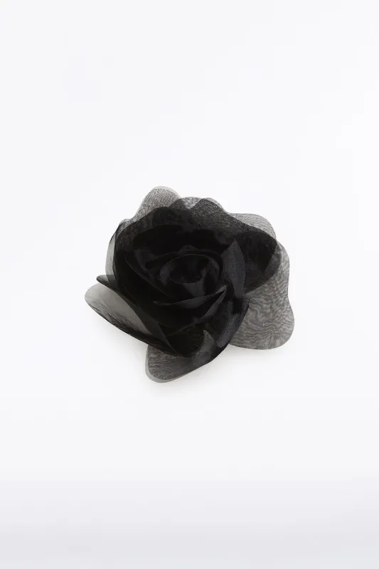 BLACK SMALL FIORE BROOCH sold by Carla Zampatti