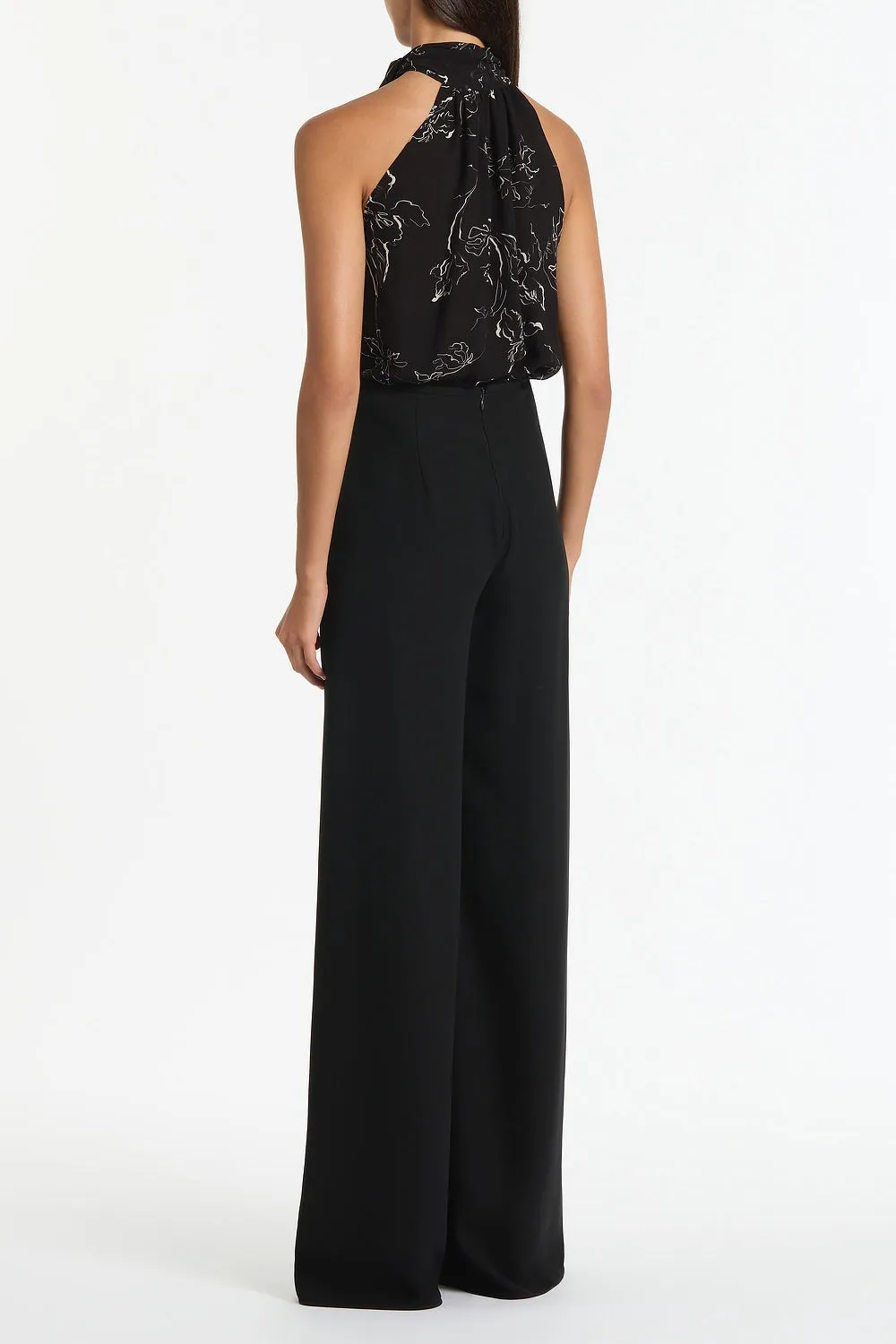 BLACK CREPE PALAZZO PANT sold by Carla Zampatti product image thumbnail 2