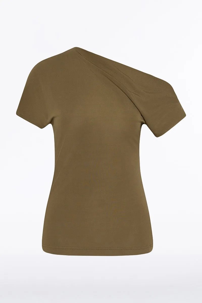 PALM MATTE JERSEY OFF-SHOULDER TOP sold by Carla Zampatti product image thumbnail 4