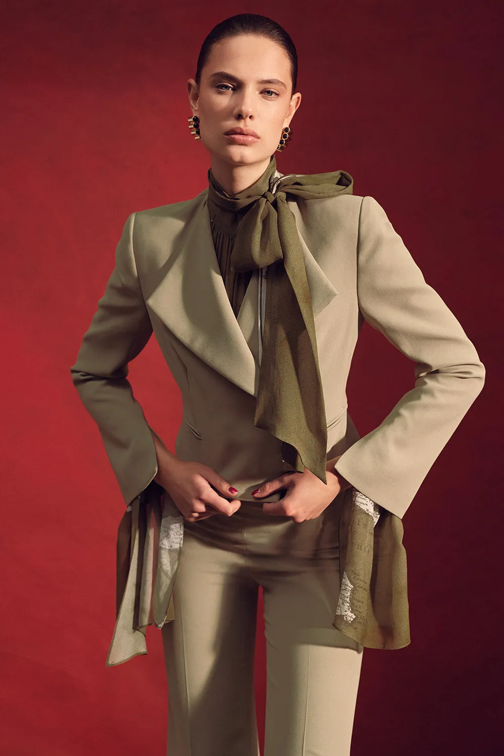 KELP CREPE MONETA BLAZER sold by Carla Zampatti product image thumbnail 5