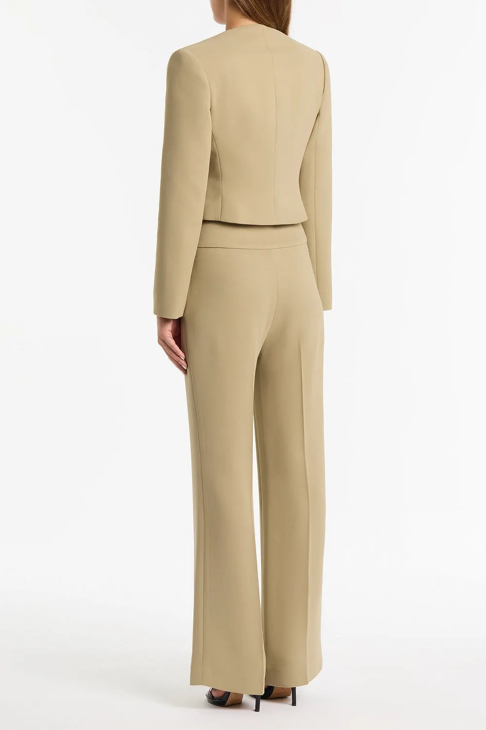 KELP CREPE CROPPED JACKET sold by Carla Zampatti product image thumbnail 2