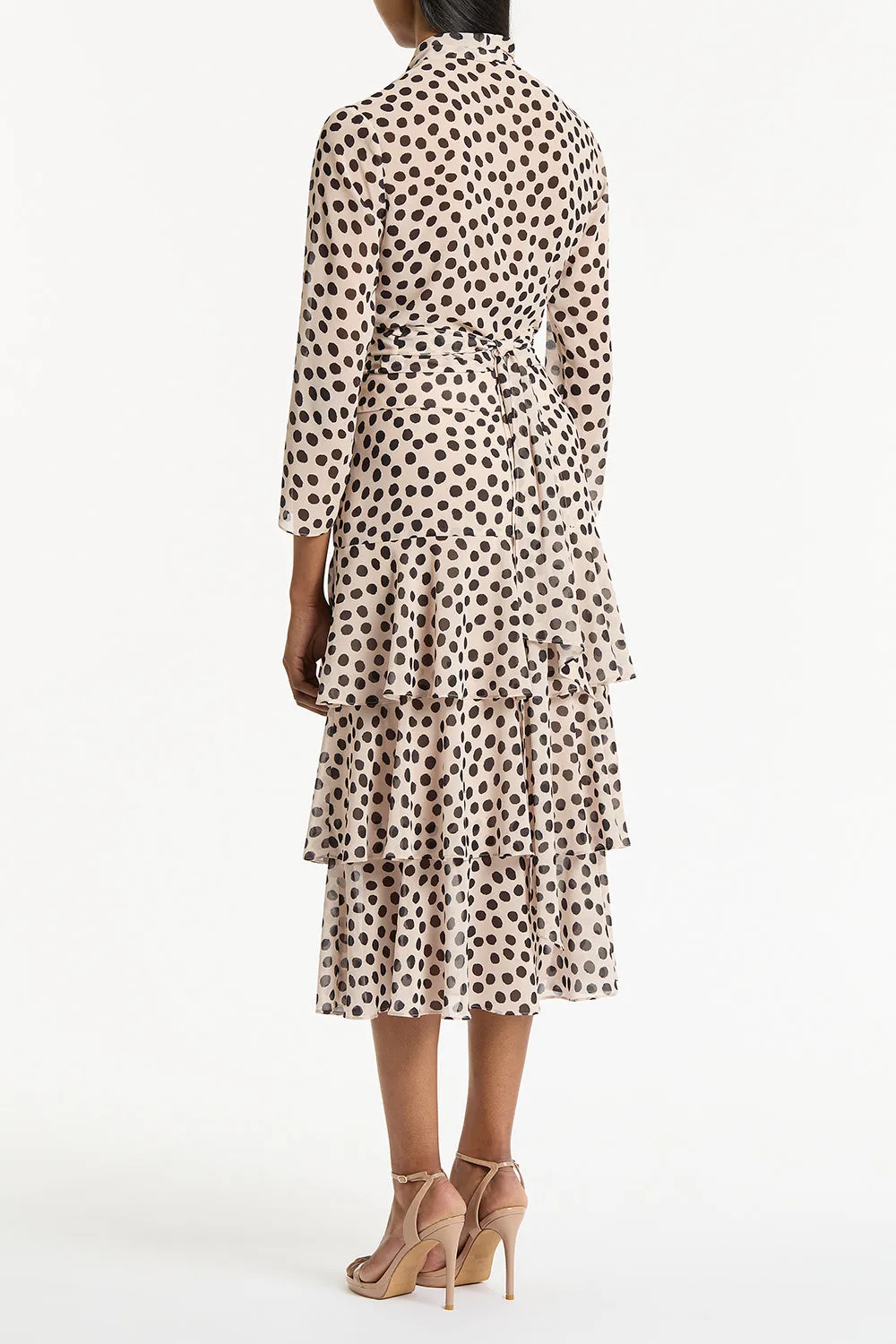 ROSA SPOT GEORGETTE WRAP TOP sold by Carla Zampatti product image thumbnail 2