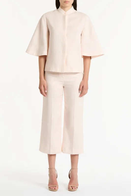 ROSA LINEN BOX SLEEVE SHIRT sold by Carla Zampatti