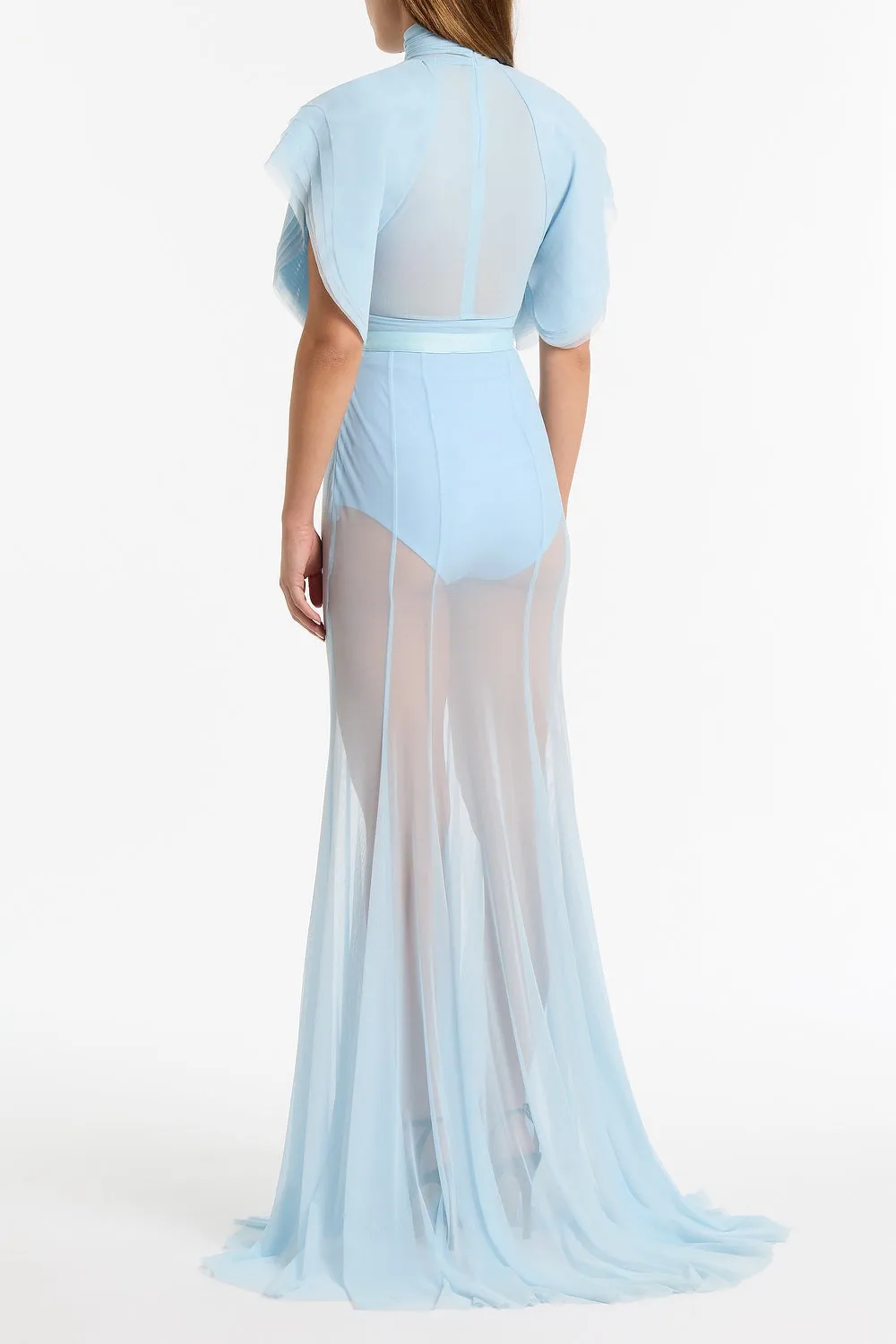 PALE BLUE INTIMA HIGH WAISTED FULL BRIEF sold by Carla Zampatti product image thumbnail 2