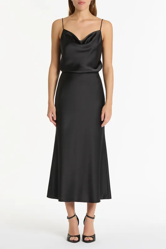 BLACK SATIN COWL NECK CAMI sold by Carla Zampatti