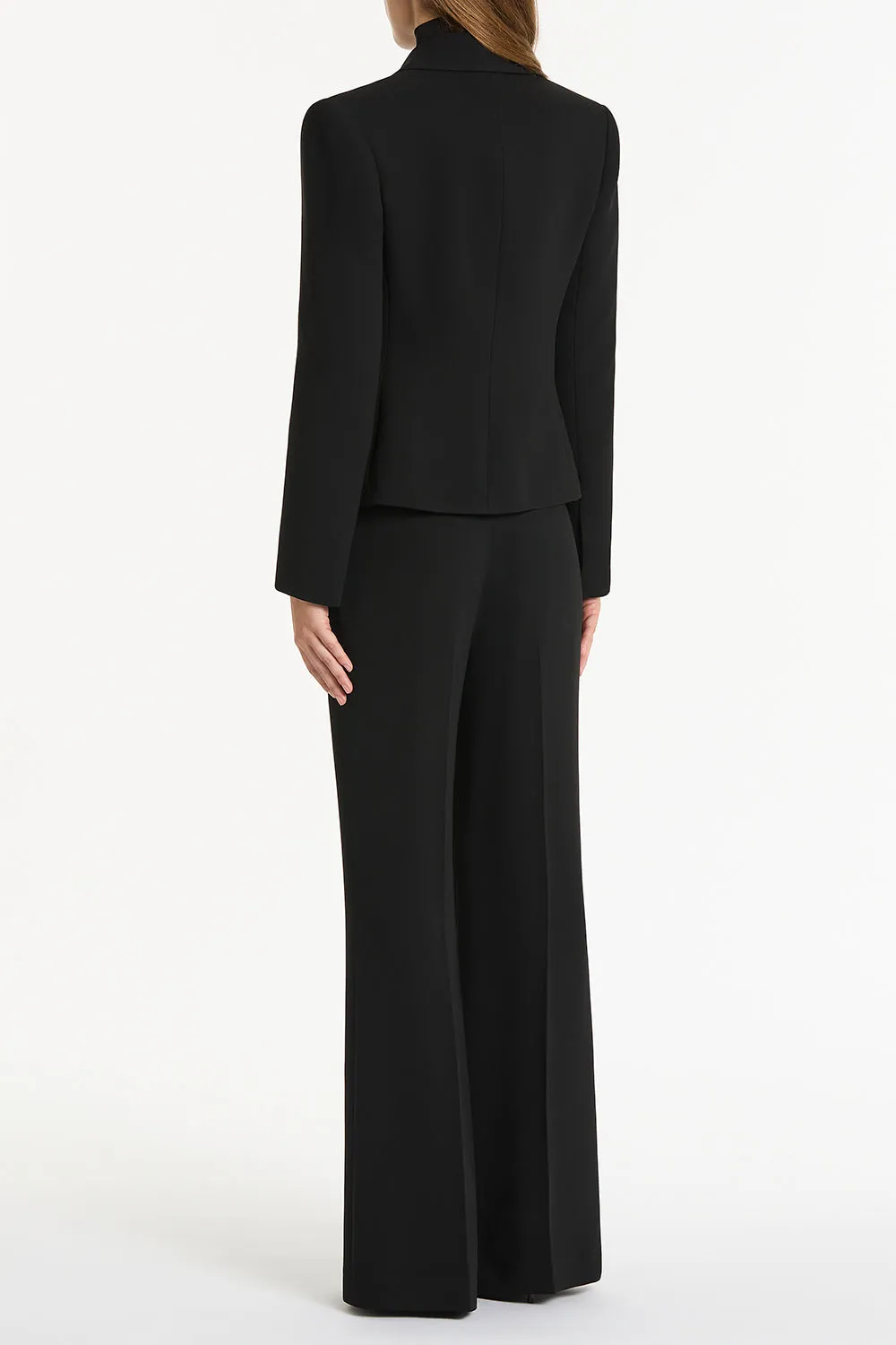 BLACK CREPE SINGLE BREASTED JACKET sold by Carla Zampatti product image thumbnail 2