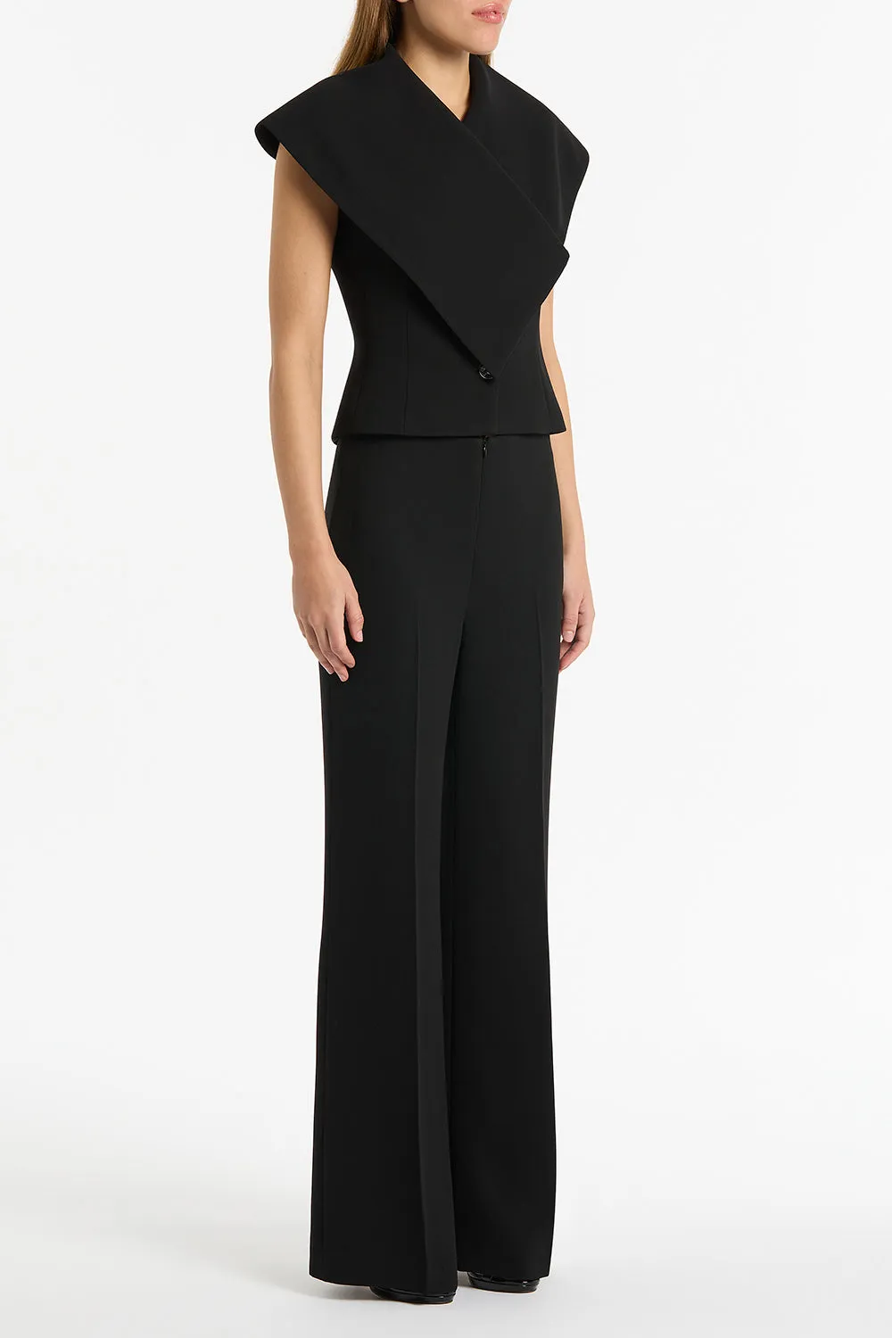 BLACK CREPE LOW WAIST PANT sold by Carla Zampatti product image thumbnail 3
