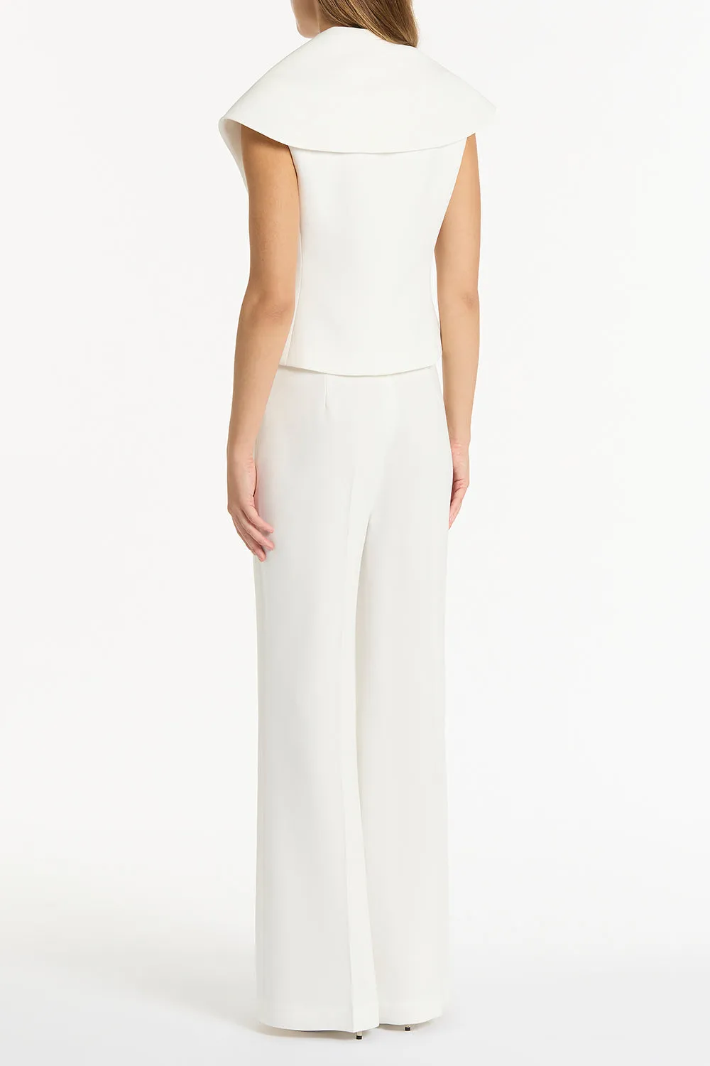 WHITE CREPE LOW WAIST PANT sold by Carla Zampatti product image thumbnail 2