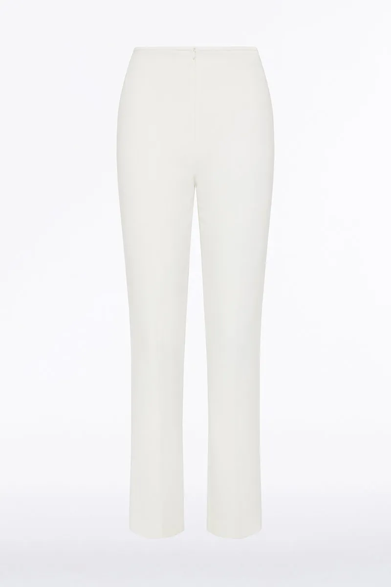 WHITE CREPE CLASSIC SLIM PANT sold by Carla Zampatti product image thumbnail 5