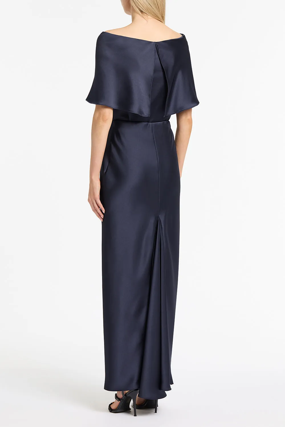 MIDNIGHT SATIN OFF SHOULDER TOP sold by Carla Zampatti product image thumbnail 3