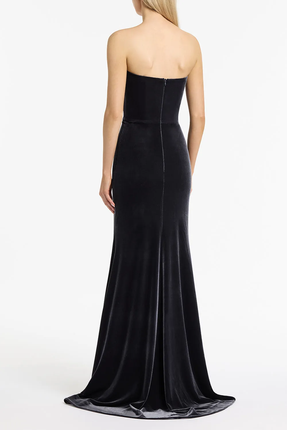 MIDNIGHT VELVET STRAPLESS GOWN sold by Carla Zampatti product image thumbnail 3