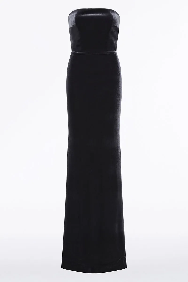 MIDNIGHT VELVET STRAPLESS GOWN sold by Carla Zampatti product image thumbnail 5