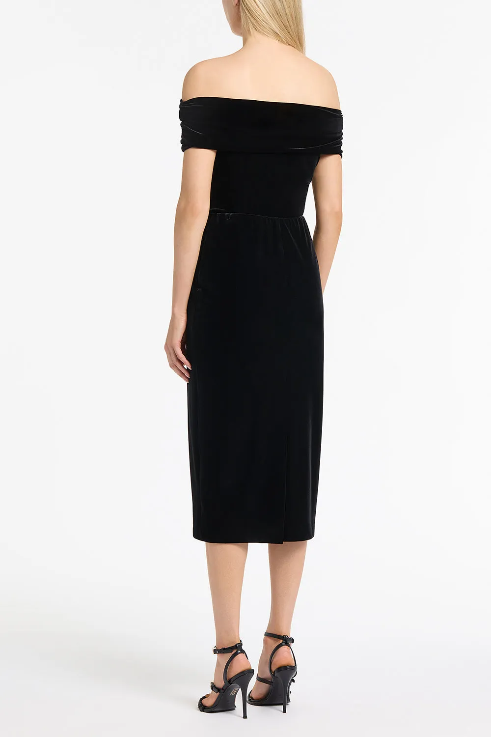 BLACK VELVET PENCIL SKIRT sold by Carla Zampatti product image thumbnail 2