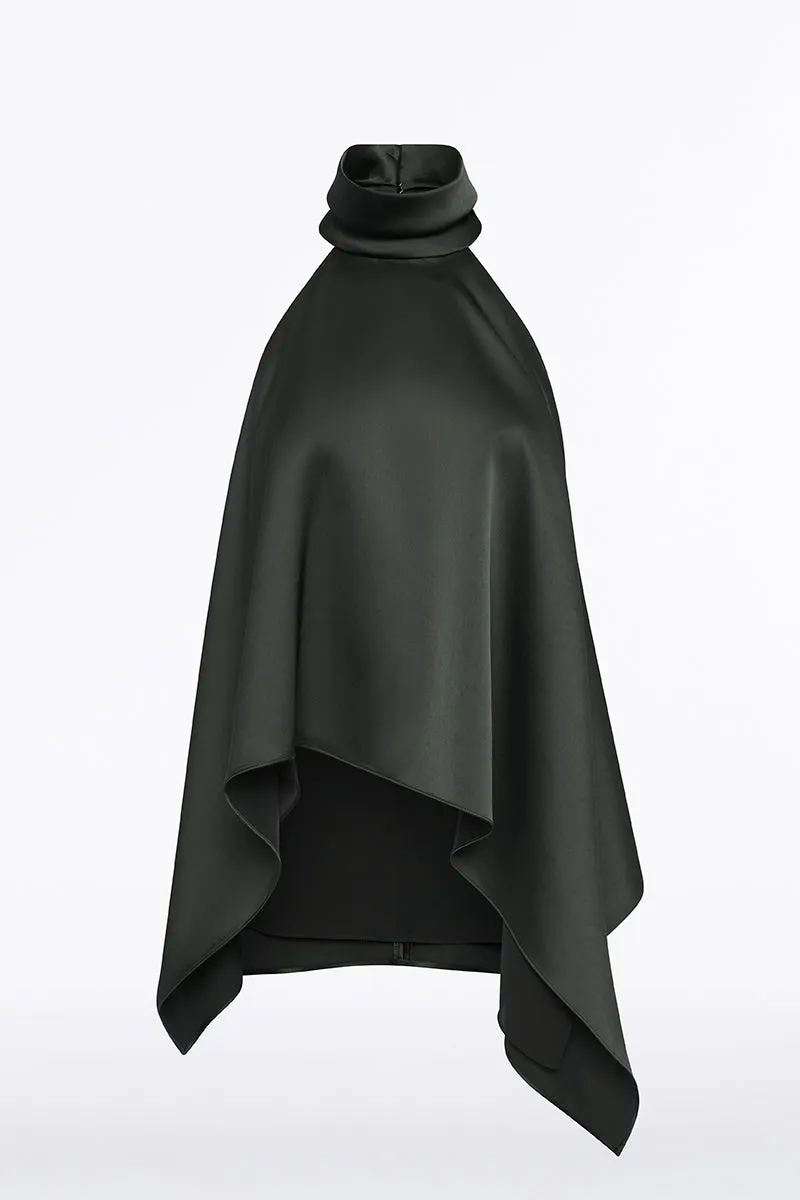 STERLING SATIN DRAPED HALTER TOP sold by Carla Zampatti product image thumbnail 4