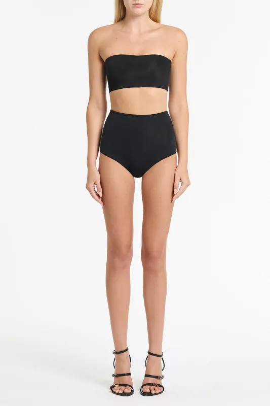 BLACK INTIMA JERSEY WAISTED FULL BRIEF sold by Carla Zampatti