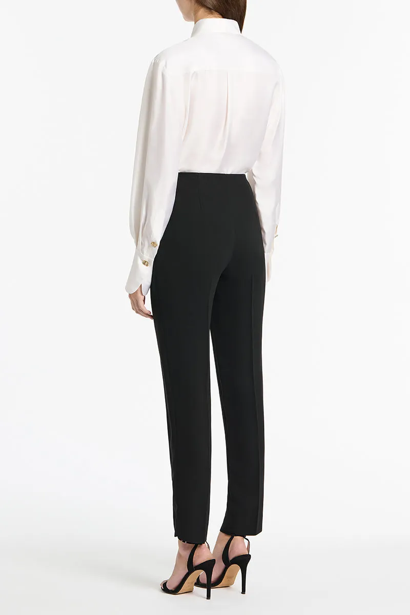 WHITE SILK TWILL RELAXED SHIRT sold by Carla Zampatti product image thumbnail 3