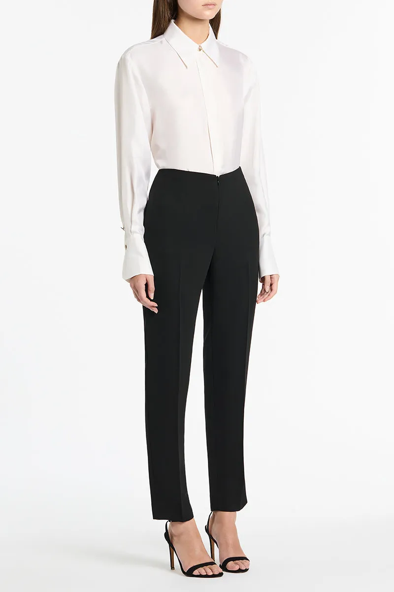 WHITE SILK TWILL RELAXED SHIRT sold by Carla Zampatti product image thumbnail 2