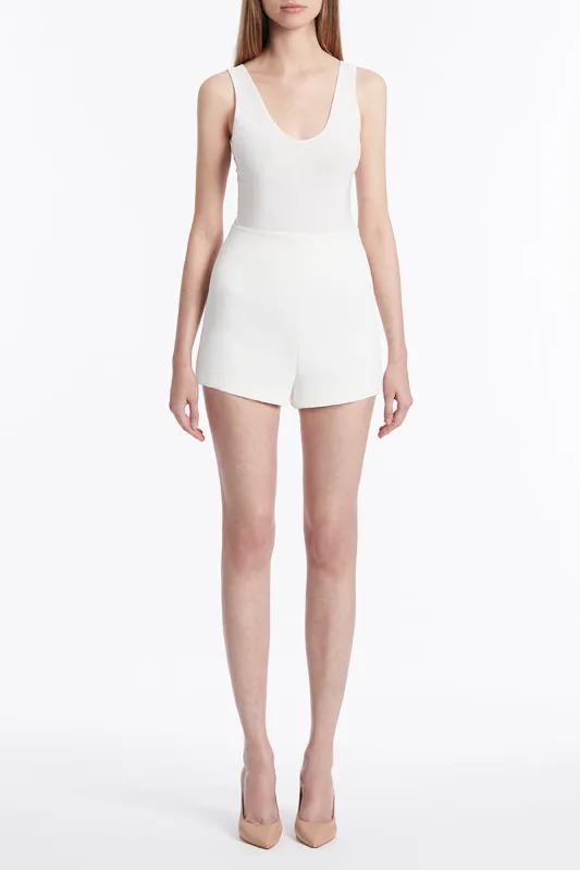 WHITE POWER MESH BODYSUIT sold by Carla Zampatti
