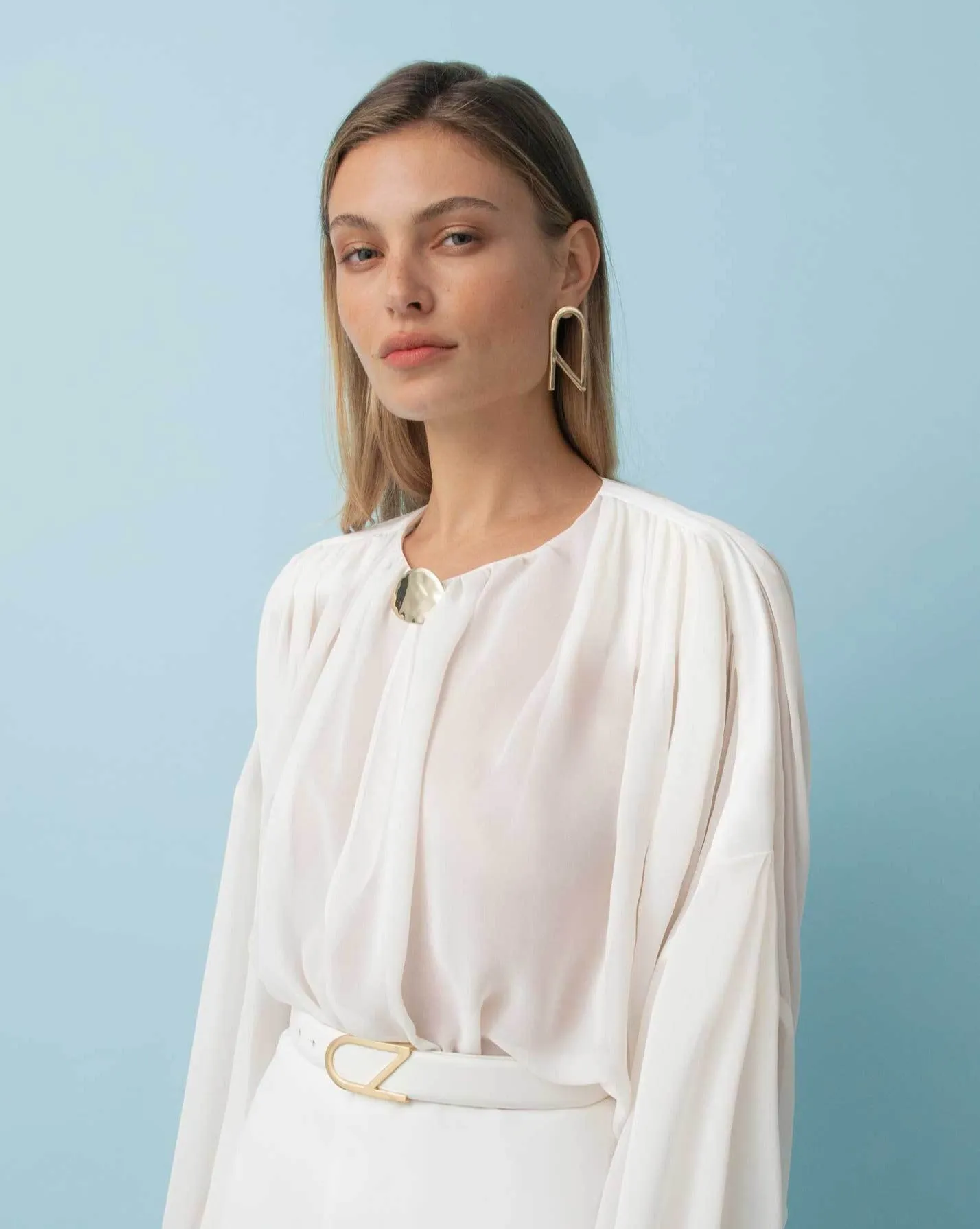 CZ LOGO EARRING LARGE sold by Carla Zampatti product image thumbnail 2