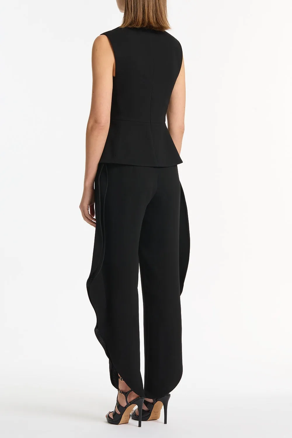 BLACK CREPE PETAL PANT sold by Carla Zampatti product image thumbnail 3