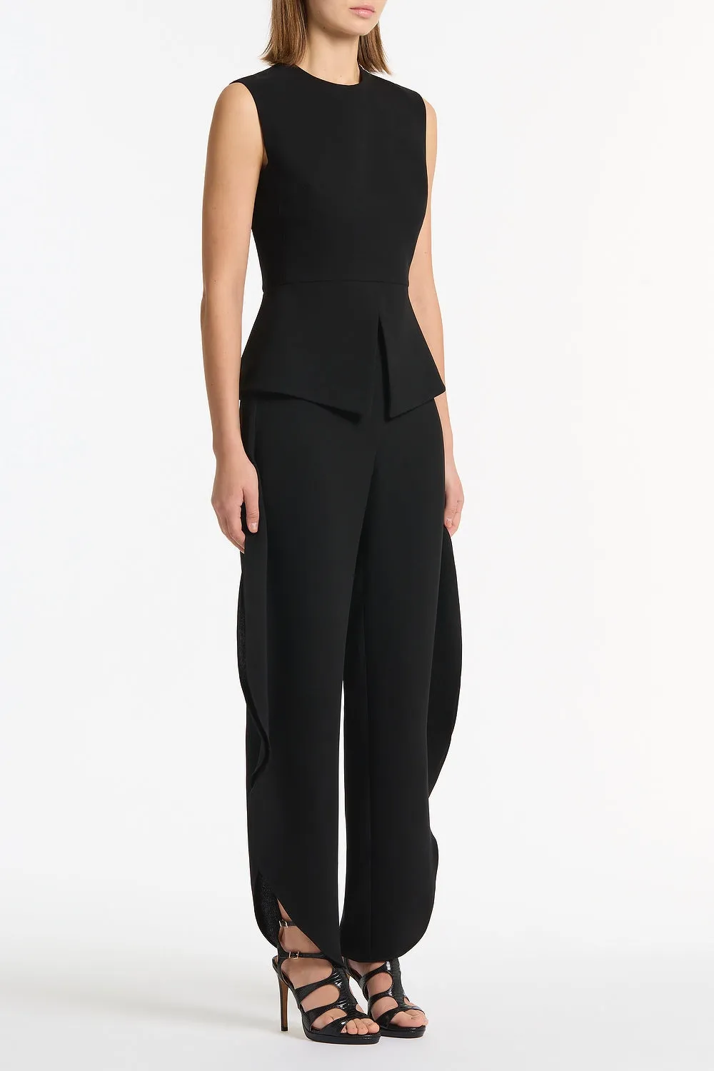 BLACK CREPE PETAL PANT sold by Carla Zampatti product image thumbnail 2
