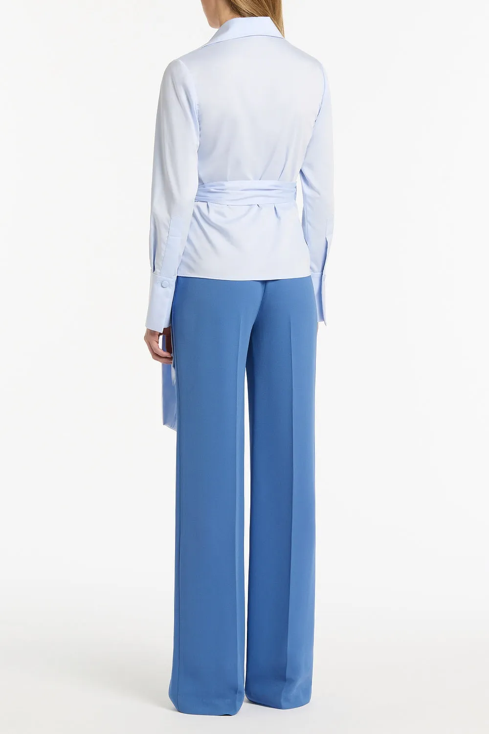 CHAMBRAY WRAP TOP sold by Carla Zampatti product image thumbnail 3