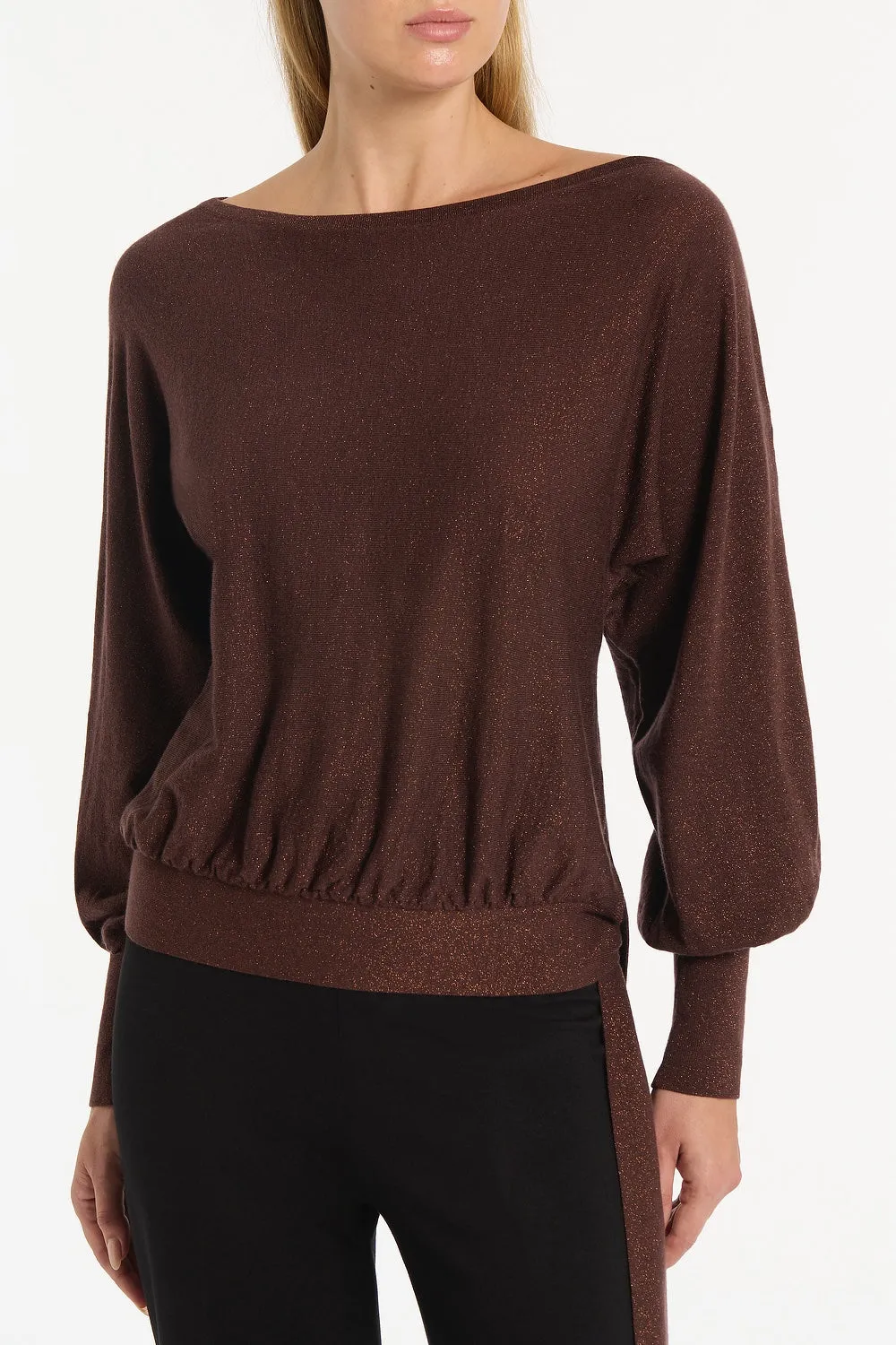 COPPER TIE KNIT TOP sold by Carla Zampatti product image thumbnail 4