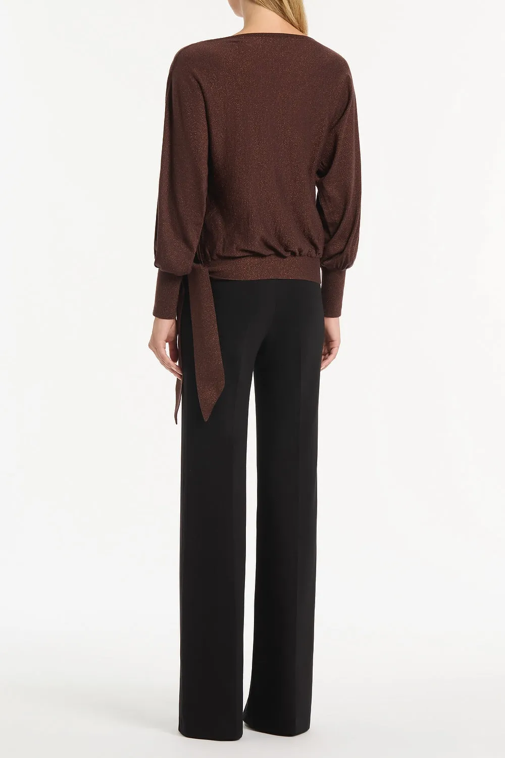 COPPER TIE KNIT TOP sold by Carla Zampatti product image thumbnail 2