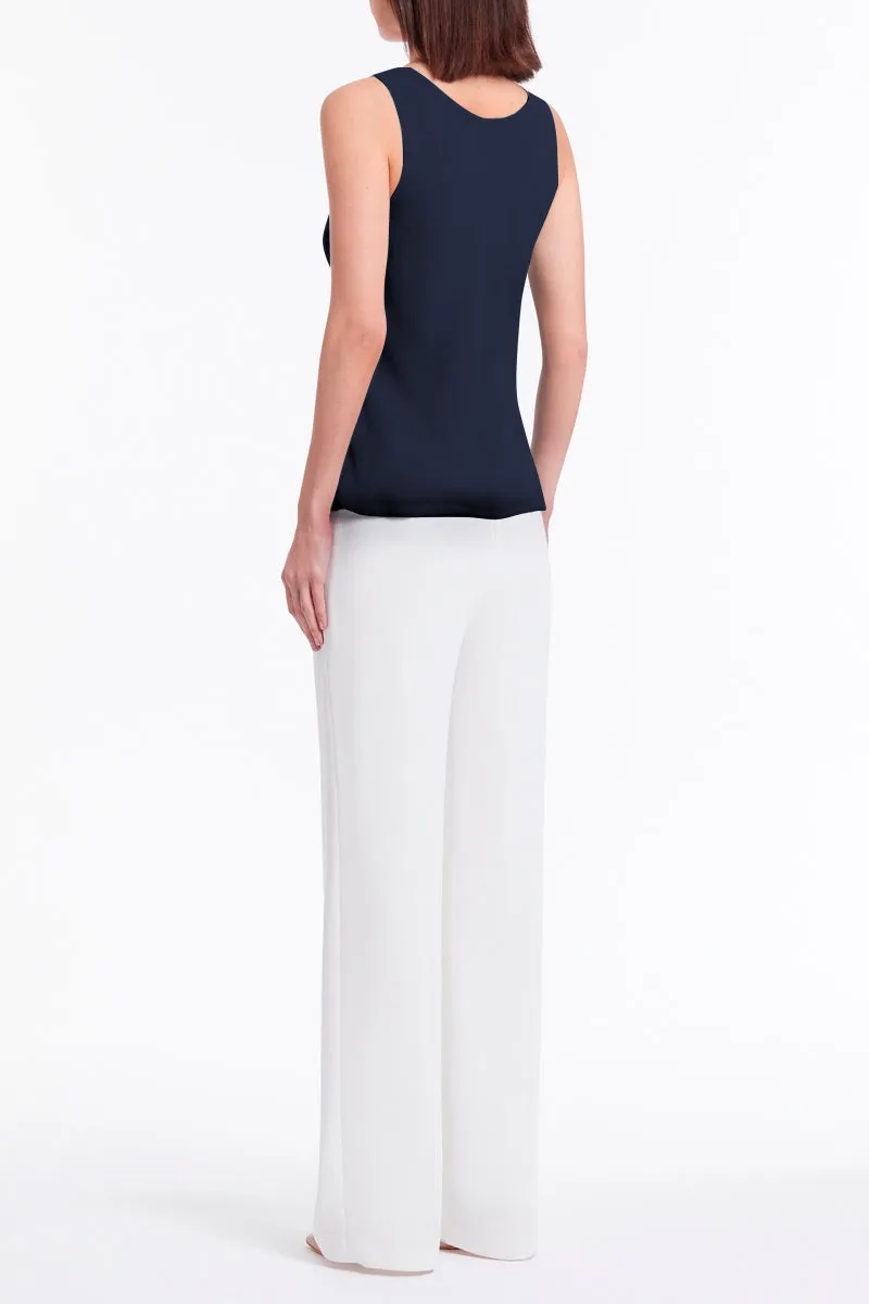 NAVY GEORGETTE SCOOP CAMI sold by Carla Zampatti product image thumbnail 2