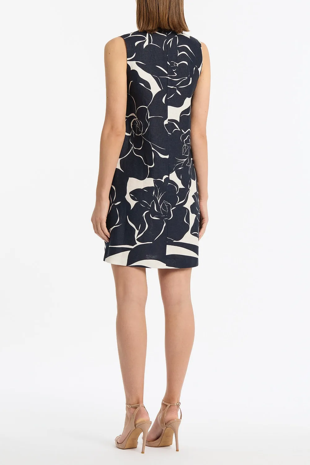 CELESTIAL PETALS LINEN SHIFT DRESS sold by Carla Zampatti product image thumbnail 3