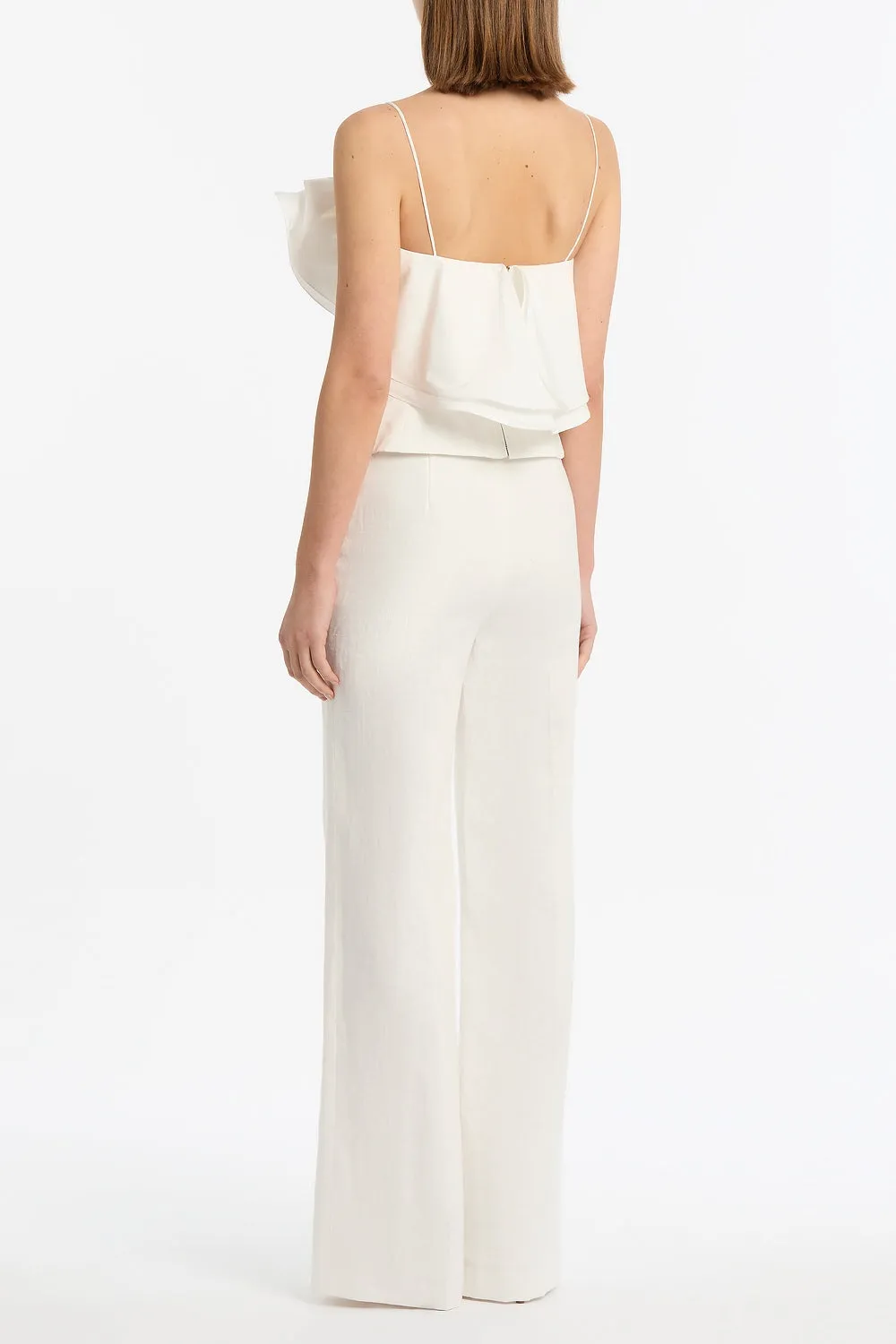 IVORY COTTON TAFFETA FLOWER TOP sold by Carla Zampatti product image thumbnail 3