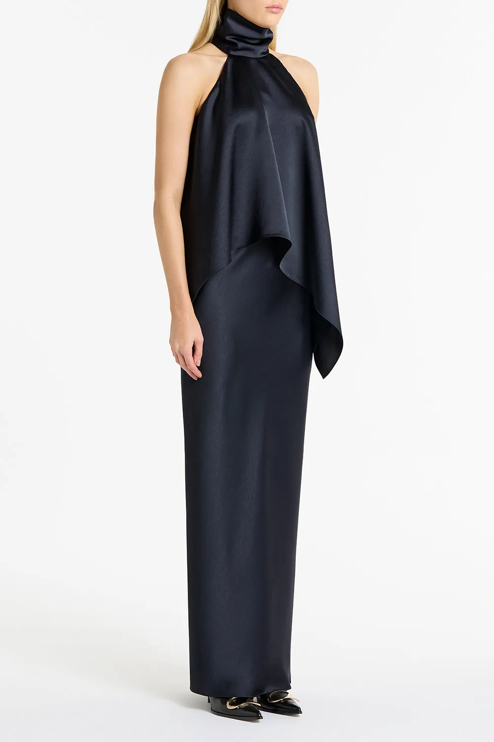 INK SATIN BIAS SKIRT sold by Carla Zampatti product image thumbnail 2