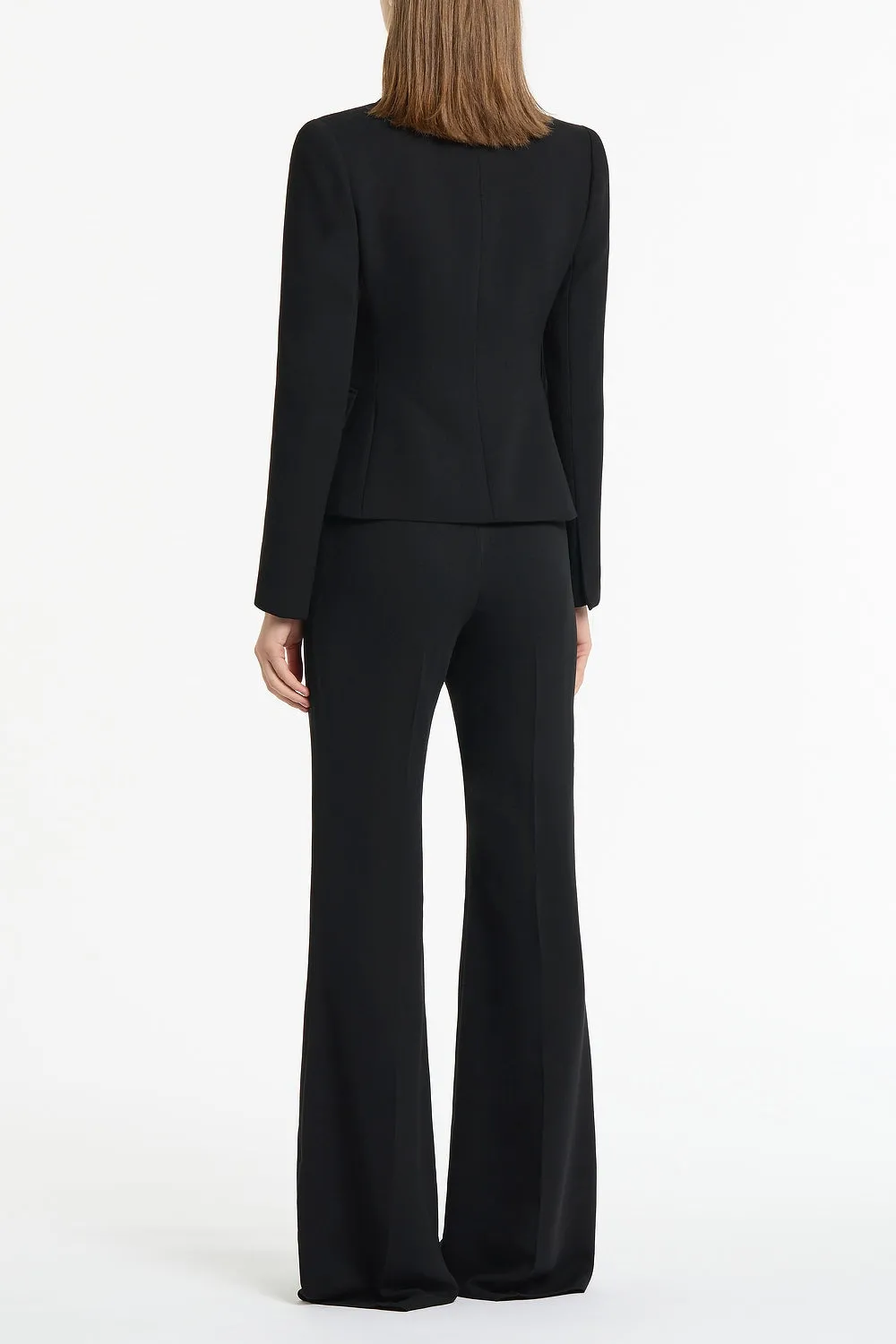 BLACK CREPE FITTED WAIST JACKET sold by Carla Zampatti product image thumbnail 3