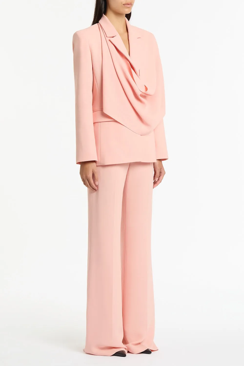 PALE ROSE CREPE SCARF JACKET sold by Carla Zampatti product image thumbnail 2